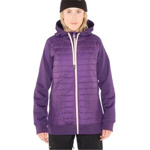 NWT Armada After Glow Purple Como Pullover Full Zip Jacket